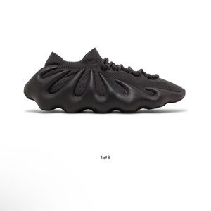 Black Yezzy 450 Lace Up Sneakers